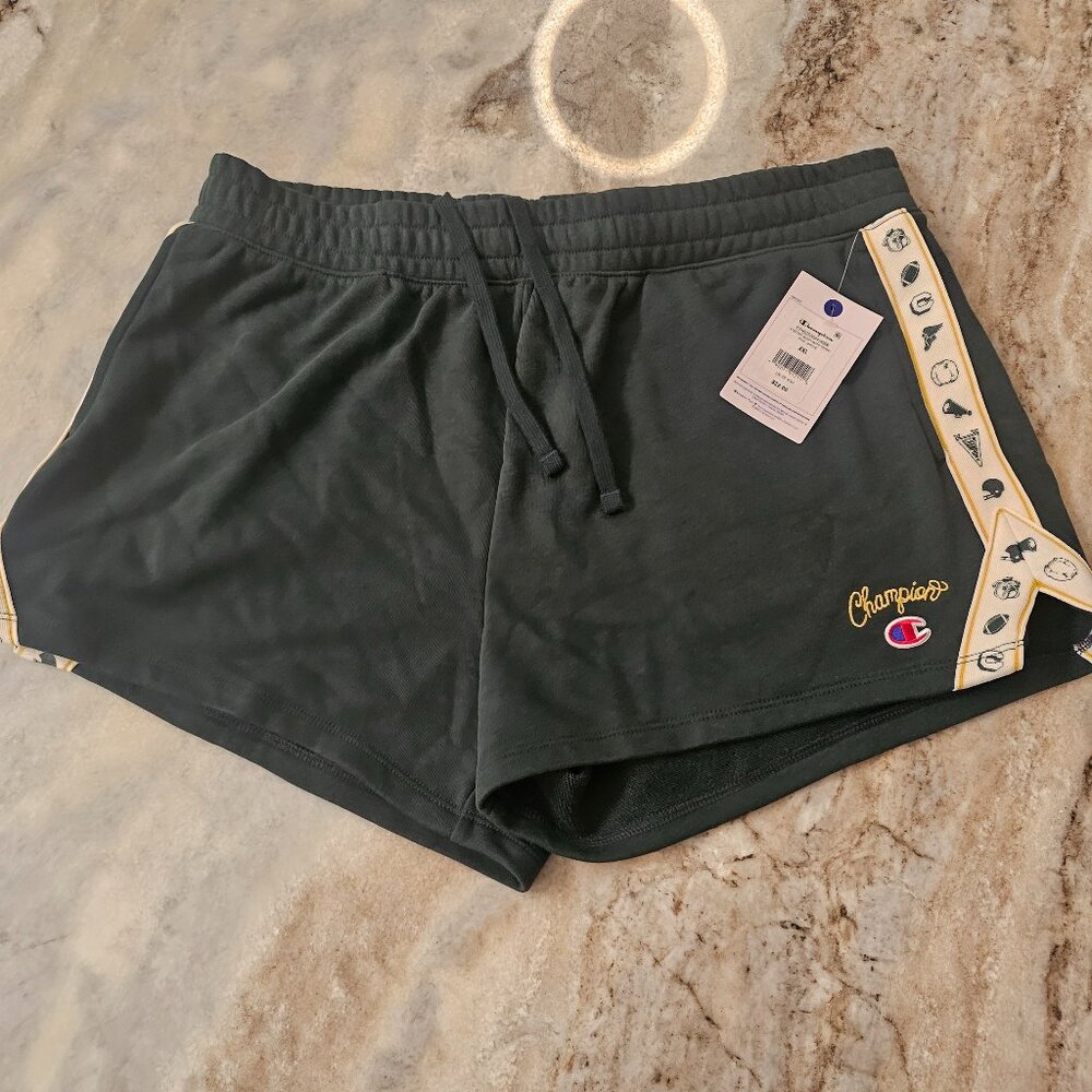 Champion Motif Tape Athletic Shorts | Pine Grove Green | Size XXL | NWT